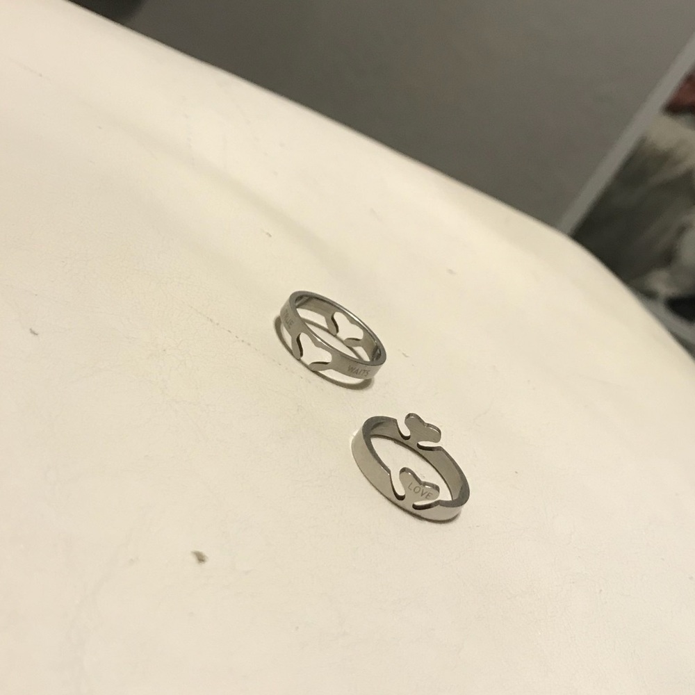 silver puzzle rings